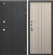 Дверь Термо-90 графит букле - седой дуб фото