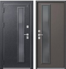 Дверь Термо-10 Антрацит муар - Ясень пепельный фото