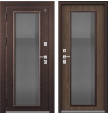 Дверь Термо-11 Шоколадный муар - Миндаль фото