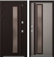 Дверь Термо-14 Шоколад муар - кашемир грей