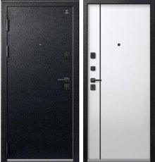 Дверь C-106 Черный Муар - белый фото