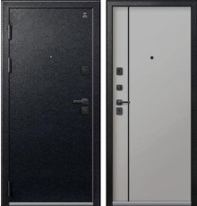 Дверь C-106 Черный Муар - Кашемир Сильвер фото