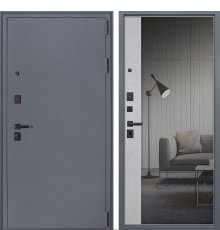 Дверь Беркут Бетон Светлый С Зеркалом фото