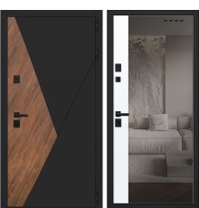 Дверь Plata с зеркалом и механическим замком