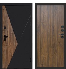 Дверь Термо-Доор Матрикс ультра(черная фурнитура) (квартира)