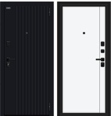 Дверь Браво Джентл/SBlack Black Shell/White Silk