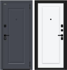 Дверь Браво Айкон/SBlack Graphite Shell/White Silk