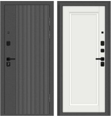 Дверь Браво Optim Z-2 Классика Букле графит/Белый