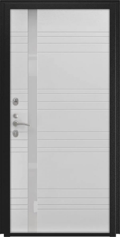 Дверь Luxor Квадро Термо, A-1 (16мм, белая эмаль)