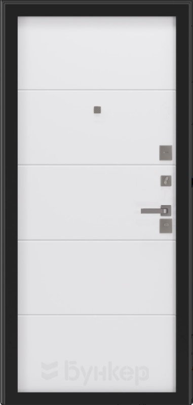 Дверь Бункер BN-07, с панелью ФЛ-649 Белый софт