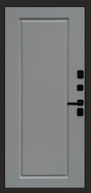 Дверь Термо Доор  Fusion Black(Квартира), Гранд grey софт