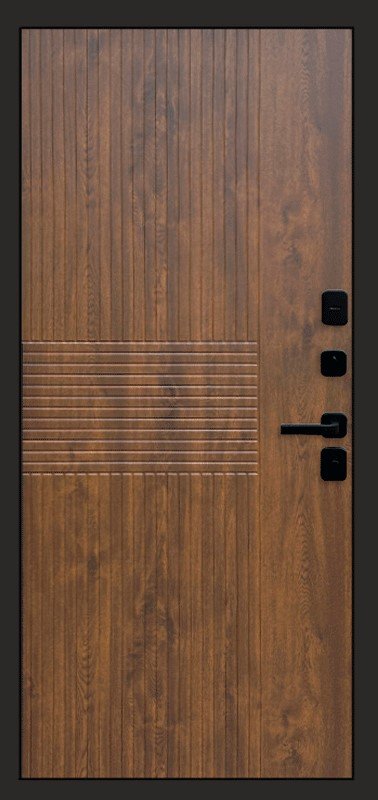 Дверь Термо-Доор SIMPLE ГРАФИТ(Квартира), Мастино дуб