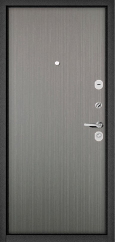 Дверь Бульдорс TRUST - MASS -  Р/Р  Черный муар металик D-4 КАЛЕ, Орех пепельный 9S - 100