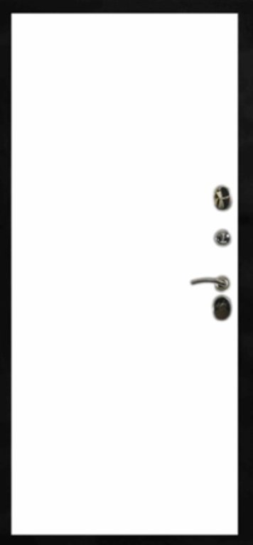 Дверь Арма КОНЦЕПТ БЛЭК, 05 - гладкая без рисунка белый софт 10 мм