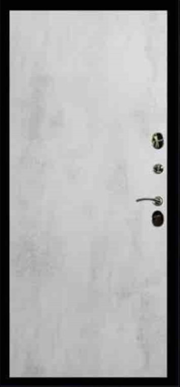 Дверь Арма КОНЦЕПТ ВАЙТ, 06 - гладкая без рисунка бетон светлый 10 мм