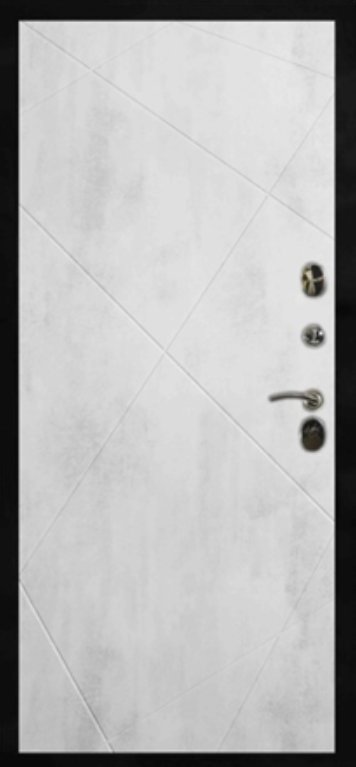 Дверь Арма Нео Вайт, 08 - ФЛ-291 бетон светлый 12 мм