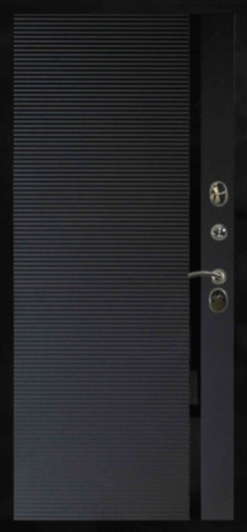 Дверь Арма ТЕТРИС, 14 - черная шагрень вставка - стекло, 16 мм