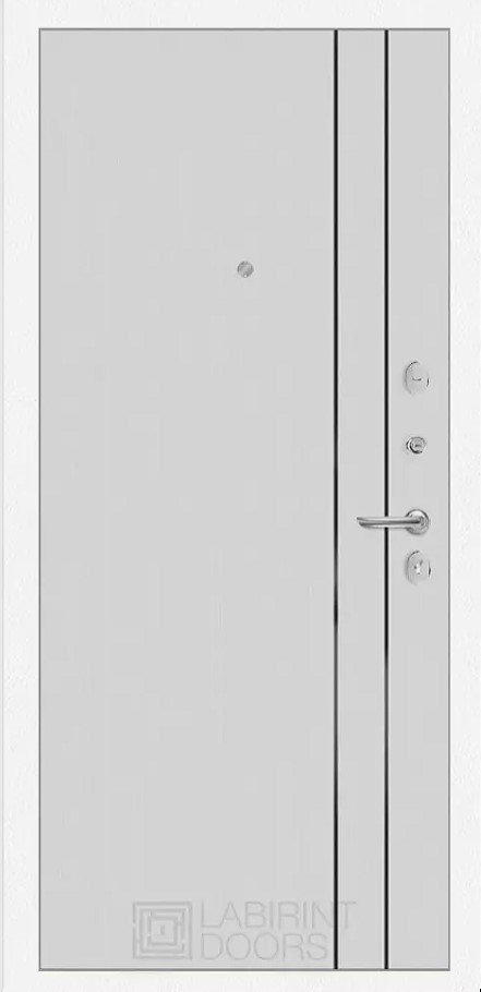 Дверь Роял, 10 - Белый рельеф софт