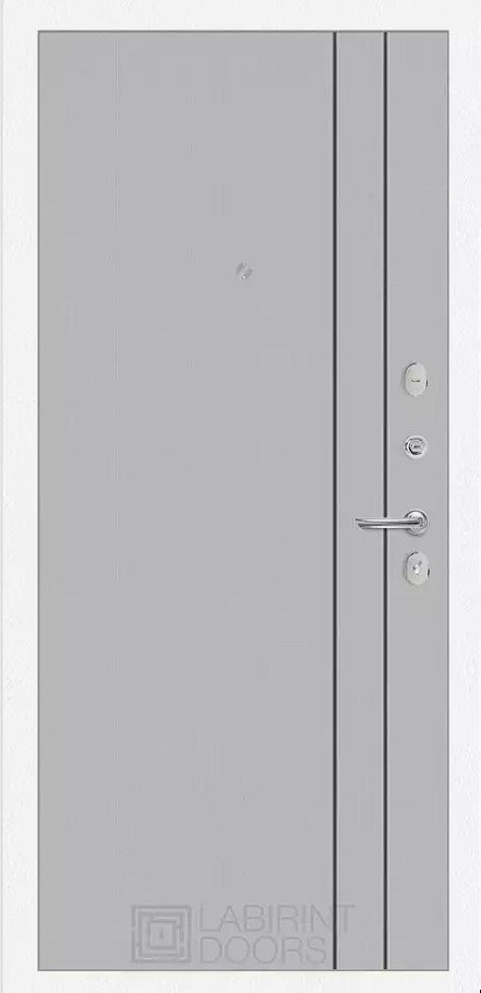 Дверь Роял, 10 - Серый рельеф софт