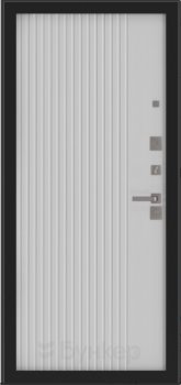 Дверь Бункер BN-09, с панелью ХОМС Белый софт рельеф