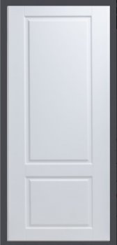 Дверь ЗД Урал МП с декором, Доррен софт белый