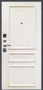 Дверь ЗД Урал МП с декором, урбино софт белый