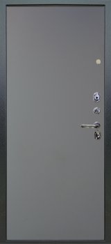 Дверь Аргус ЛЮКС 3К Техно-темный-бетон Антик серебро, Элегант-силк-маус