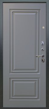 Дверь Аргус ЛЮКС 3К Агат-дуо-темный-бетон  Антик серебро, Элион-силк-маус