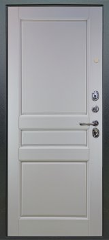 Дверь Аргус ЛЮКС 3К Лофт-Темный-бетон Антик серебро, Каролина