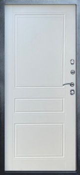 Дверь Термо Доор  Fusion Black(Квартира), классика белый матовый
