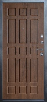 Дверь Термо-Доор SIMPLE ГРАФИТ(Квартира), Спарта дуб