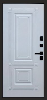 Дверь Термо-Доор SIMPLE ГРАФИТ(Квартира), Мадрид белый софт