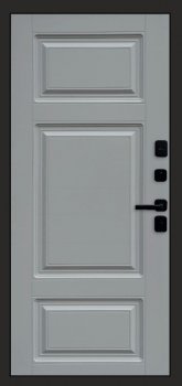 Дверь Термо Доор ВЕРТИКАЛЬ GREY(Квартира), Лион grey софт
