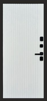 Дверь Термо Доор ВЕРТИКАЛЬ ВЕНГЕ(Квартира), Flat белый софт