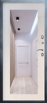 Дверь Термо Доор Премиум GREY(Квартира), Зеркало триумф лиственница