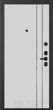 Дверь ЭвоЛаб, 10 - Белый рельеф софт