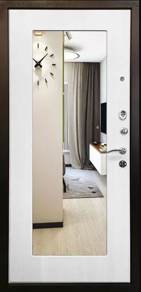 Дверь Ратибор Милан, Белый ясень зеркало
