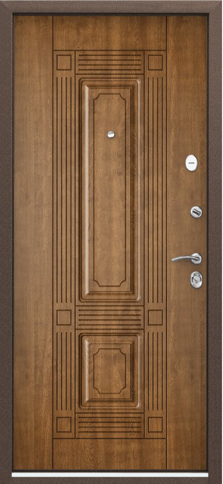 Дверь Цербер 3К(Чёрный муар) Мрамор (Черная Фурнитура)(Сменная панель), 07-Ольха