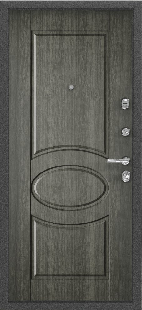 Дверь Цербер 3К Стандарт Антик медь (Сменная Панель), 4-Серый